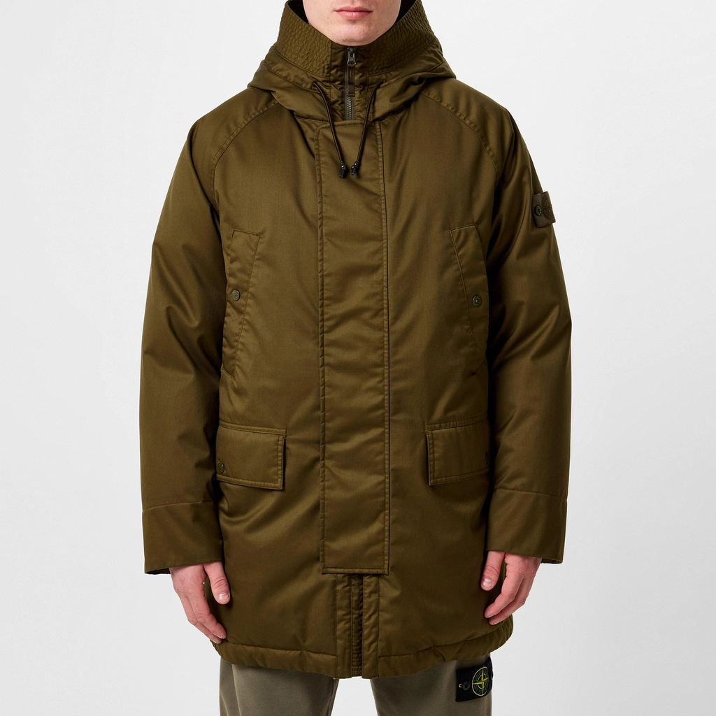 Stone Island Ghost Ventile Jacket - Verde Mil V0054